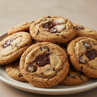 Freshly Baked Chocolate Chip Cookies Freshly Baked Chocolate Chip Cookies