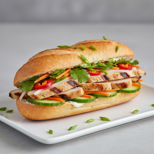 Grilled Chicken Banh Mi