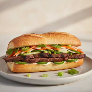 Grilled Beef Banh Mi