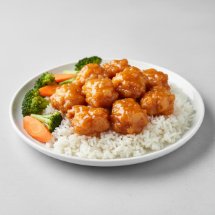 Orange Chicken Plate