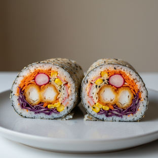 Tempura Shrimp Burritos