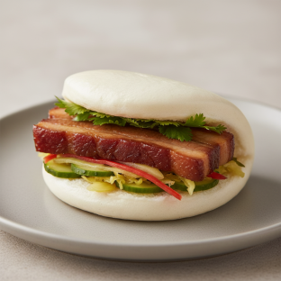 Taiwanese Kurobuta Pork Belly Bun