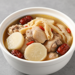 Yam and Bamboo Fungus Chicken Soup (Tureen)