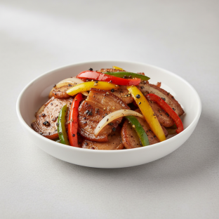 Black Pepper Pork Jowl