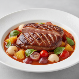 Grilled Duck Breast Curry Grilled Duck Breast Curry