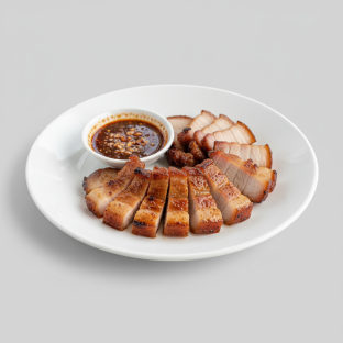 Grilled Pork Jowl and Thai Jaew Sauce Grilled Pork Jowl and Thai Jaew Sauce
