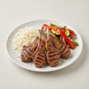 Lamb Chops Plate Lamb Chops Plate
