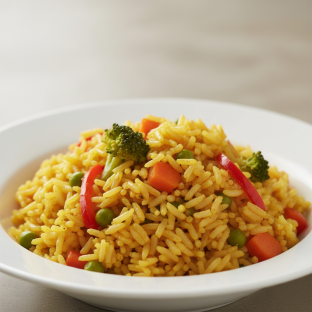 Yellow Rice with Mixed Vegetables Yellow Rice with Mixed Vegetables