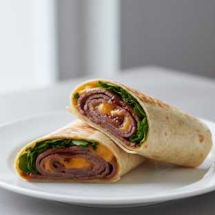 Asian Roast Beef Wrap Asian Roast Beef Wrap