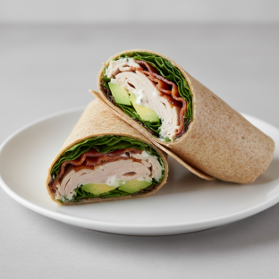 Turkey Bacon Avocado Wrap Turkey Bacon Avocado Wrap