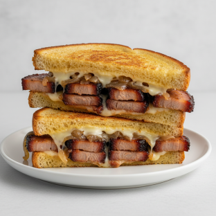 BBQ Pork Belly Melt BBQ Pork Belly Melt
