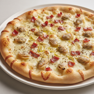 Half Baked New Haven White Clam Pizza