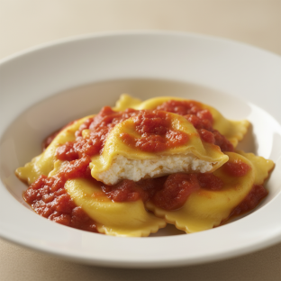 Cheese Ravioli with Marinara