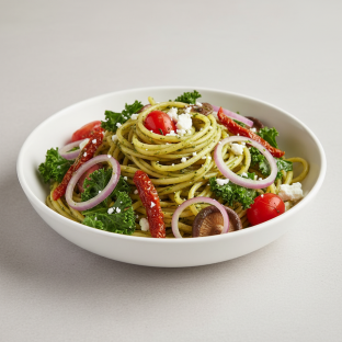 Vegetable Pesto Pasta