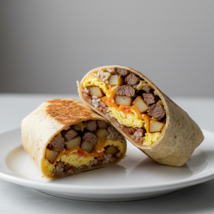 Asada Breakfast Burrito
