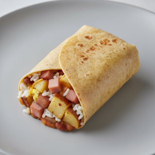 Ham Breakfast Burrito