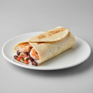 Regular Shrimp Burrito