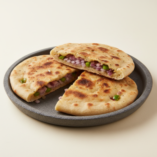 Onion Kulcha Tray