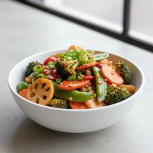 Individual Hot Garlic Vegetable