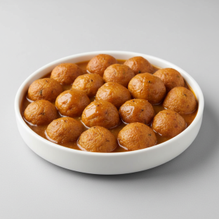 Vegetable Manchurian with Gravy Tray