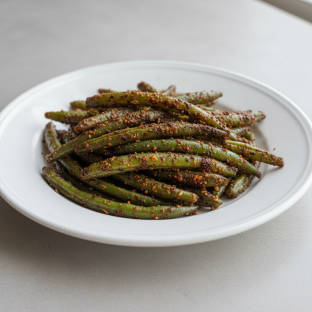Blackened Green Beans