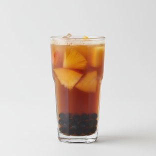 Black Pineapple Peach Fruit Tea Black Pineapple Peach Fruit Tea