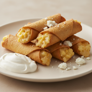 Potato and Cheese Taquitos Potato and Cheese Taquitos