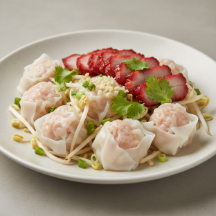 Wonton and BBQ Pork Wonton and BBQ Pork