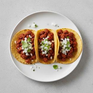 Chorizo Street Style Tacos (3 Pieces) Chorizo Street Style Tacos (3 Pieces)