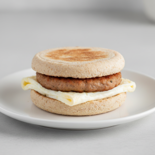 Turkey Sausage and Egg Whites Sandwich Turkey Sausage and Egg Whites Sandwich