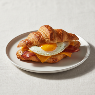 Sausage or Bacon, Egg and Cheese Sandwich Sausage or Bacon, Egg and Cheese Sandwich