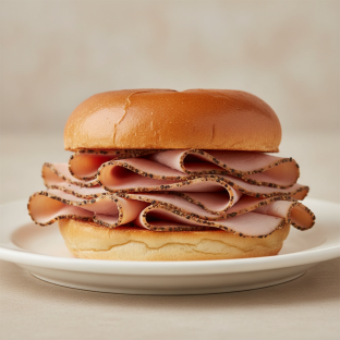 Quarter Pound Pepper Turkey Sandwich Quarter Pound Pepper Turkey Sandwich