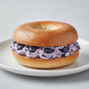 Blueberry Cream Cheese Sandwich Blueberry Cream Cheese Sandwich