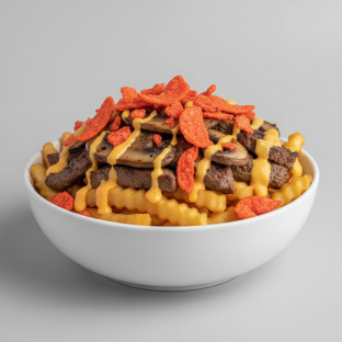 Crazy Carne Asada and Mushroom Burrito Bowl Crazy Carne Asada and Mushroom Burrito Bowl