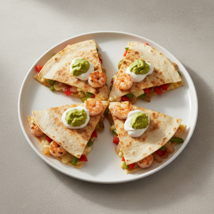 Super Grilled Prawn Quesadilla Super Grilled Prawn Quesadilla