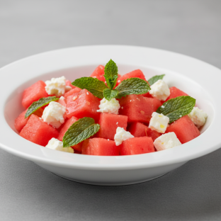 Individual Watermelon Salad Individual Watermelon Salad