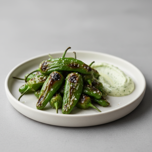 Blistered Shishito Peppers Blistered Shishito Peppers