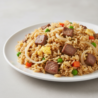 Beef Stir-Fried Rice Beef Stir-Fried Rice