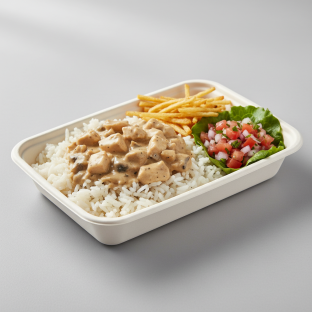 Chicken Stroganoff Tray Chicken Stroganoff Tray