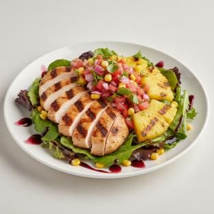 Grilled Chicken with Pineapple Salad Grilled Chicken with Pineapple Salad