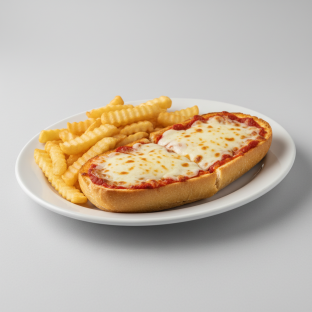 Pizza Bread with Fries Pizza Bread with Fries