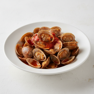 Clams Alla Capri with Red Sauce Clams Alla Capri with Red Sauce