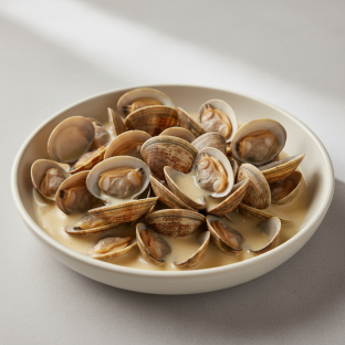 Clams Alla Capri with White Sauce Clams Alla Capri with White Sauce