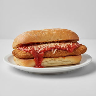 Veal Parmigiana Sandwich Veal Parmigiana Sandwich