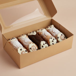 5-Pack Cannoli Box