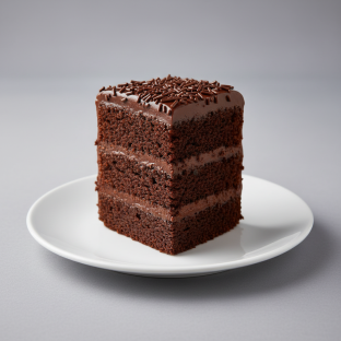 Chocolate Fudge Cake Slice