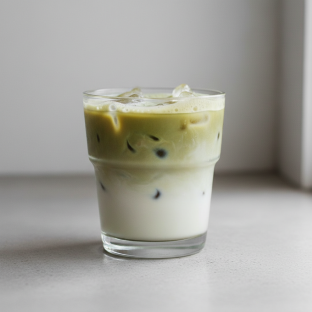 Iced Vanilla Matcha Latte