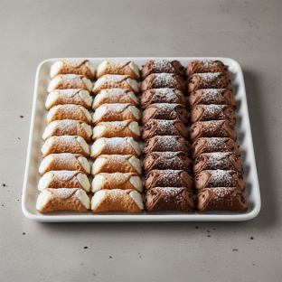 Miniature Cannoli Tray