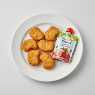 5 Ct Nuggets Kid's Meal with Buddy Fruits Apple Sauce 5 Ct Nuggets Kid's Meal with Buddy Fruits Apple Sauce
