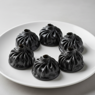 Black Truffle Kurobuta Pork Soup Dumplings (6 Pieces) Black Truffle Kurobuta Pork Soup Dumplings (6 Pieces)